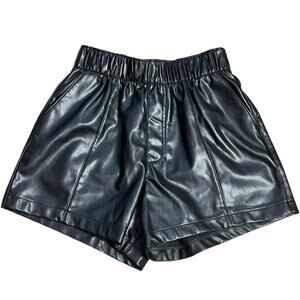 Abercrombie & Fitch Faux Leather Shorts Womens XS